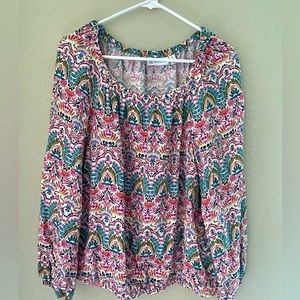 Rafaella Off Shoulder Spring Top Sz M